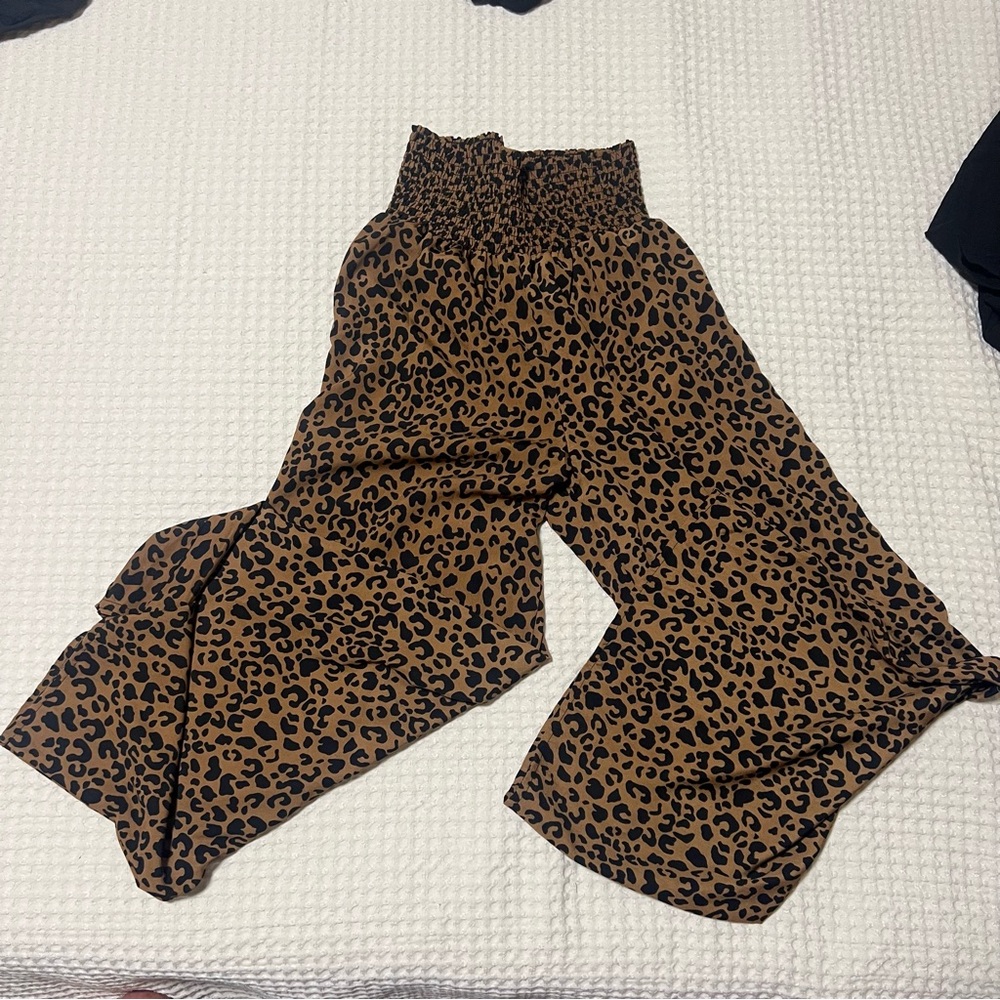 Sienna Sky Brown Wide Leg Pants